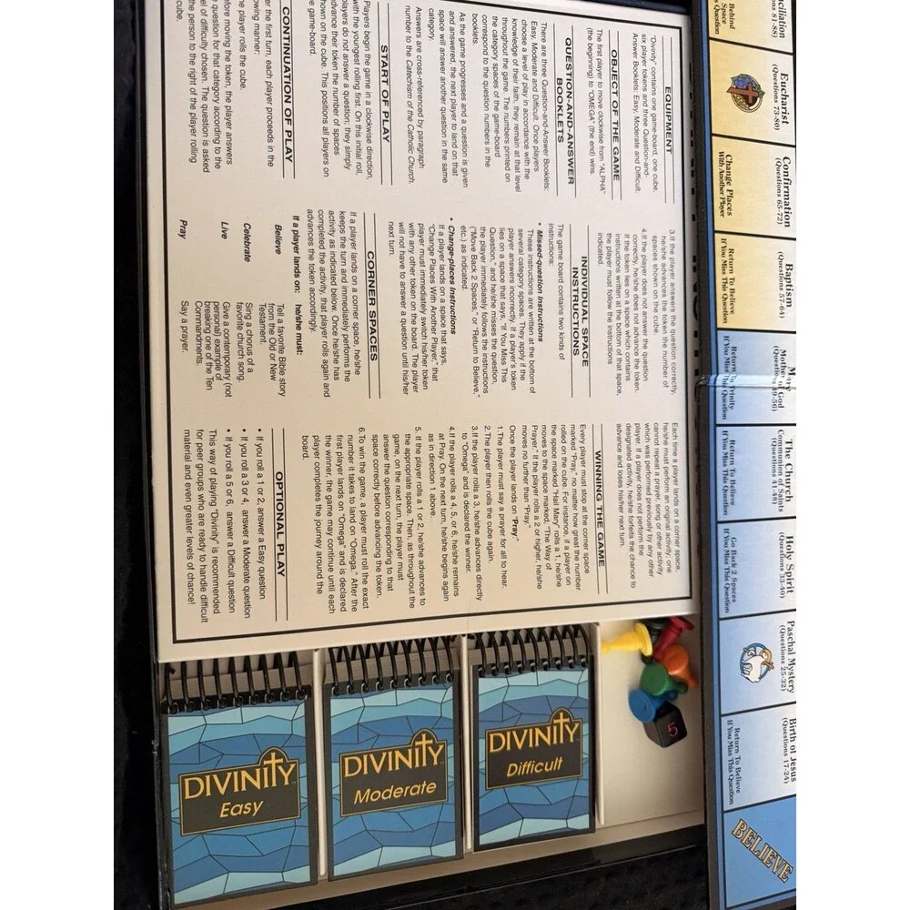 DIVINITY,The New Catholic Catechism Learning System Game